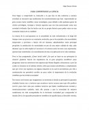 Ensayo Institucional