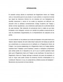 Ensayo Reglamento Interno de Trabajo