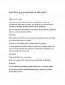 Sacrificio