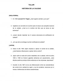 Calidad. Página 1