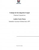 Trabajo de Investigación Grupal Finanzas Corporativas