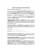 CONTRATO DE COMODATO O PRESTAMO DE USO