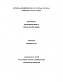 DETERMINACIÓN DE CONTENIDO DE HUMEDAD DEL SUELO LABORATORIO DE EDAFOLOGÍA