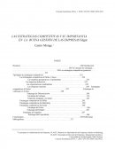 EN LA BUENA GESTIÓN DE LAS EMPRESAS