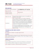 LA PERSONA, SU VALOR