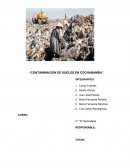 CONTAMINACION DE SUELOS EN COCHABAMBA