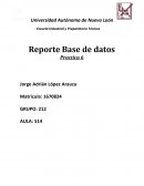 Actividad #6 Reporte Base De Datos