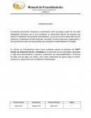 Manual de procedimientos