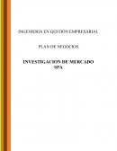 INGENIERIA EN GESTIÓN EMPRESARIAL PLAN DE NEGOCIOS