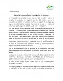 Aprendí y Desaprendí sobre Investigación de Mercados