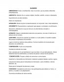 GLOSARIO de 50 palarbras