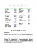 Análisis de los Estados Financieros