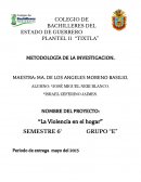 La violencia en el hogar