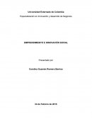 Emprendimiento e Innovación social