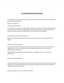La Constitución Dominicana