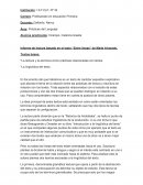 Informe de lectura basado en el texto “Entre líneas” de Maite Alvarado.