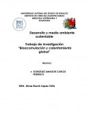 Bioacomulación y calentamiento global