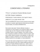 La Suerte de Teodoro Méndez Acubal