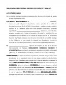 DEMANDA EN COBRO DE PESOS, RESCISION DE CONTRATO Y DESALOJO