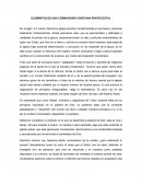 ELEMENTOS DE UNA COSMOVISIÓN CRISTIANA PENTECOSTAL