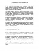 EL NACIMIENTO DE LAS CIENCIAS SOCIALES