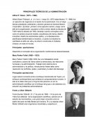 LAS PRINCIPALES TEÓRICOS DE LA ADMINISTRACIÓN