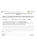 Matriz del Plan de Trabajo del Desarrollo del Proyecto Integral Socialista (PIS)