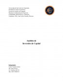 Análisis de Inversión de Capital