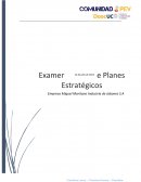 Diseño de planes estrategicos