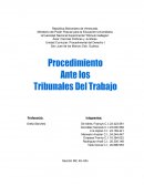 Procedimiento ante los tribunales del trabajo