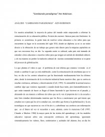 Analisis Cambiando Paradigmas Ken Robinson Trabajos Ana Maria Velandiayala
