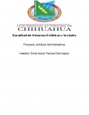 Facultad de Ciencias Políticas y Sociales Procesos Jurídicos Administrativos