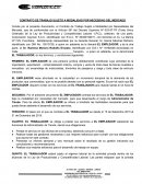 CONTRATO DE TRABAJO SUJETO A MODALIDAD POR NECESIDAD DEL MERCADO