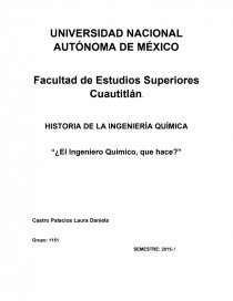El ingeniero quimico que hace. Página 1
