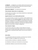 Derecho civil - La obligación