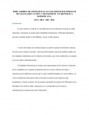 INDICADORES DE INEFICIENCIA EN LOS SERVICIOS PÚBLICOS DE SALUD, EDUCACIÓN Y TRANSPORTE EN REPÚBLICA DOMINICANA.