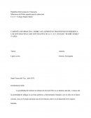 CAMPAÑA INFORMATIVA SOBRE LOS ALIMENTOS TRANSGENICOS DIRIGIDO A LOS ESTUDIANTES (CASO ESTUDIANTES DE LA U.E.P. COLEGIO “MADRE MARIA” 5º AÑO)