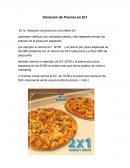 Variacion de precios