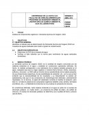 Análisis de componentes orgánicos I: Demanda Química de Oxigeno. DQO