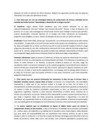 COMPRENSION LECTORA. Página 1