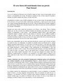 El sexo fuera del matrimonio tiene un precio