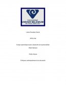 Ensayo aprendizaje social y desarrollo de la personalidad