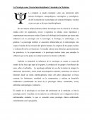 Psicologia como ciencia interdisciplinaria