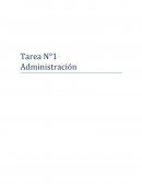 Tarea N°1 Administración