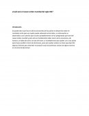 Tema de Cuál será el nuevo orden mundial del siglo XXI