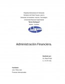 Ensayo Administracion Finaciera