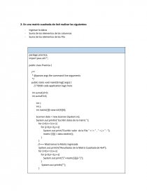 Ejercicios de Matrices en Java con Netbeens. Página 1