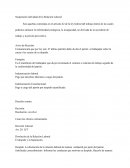 Laboral Suspensión individual de la Relación Laboral.