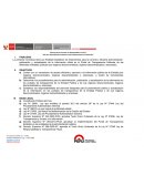 Informe acerca de la finalidad