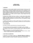 Cómo hacer una relatoría?